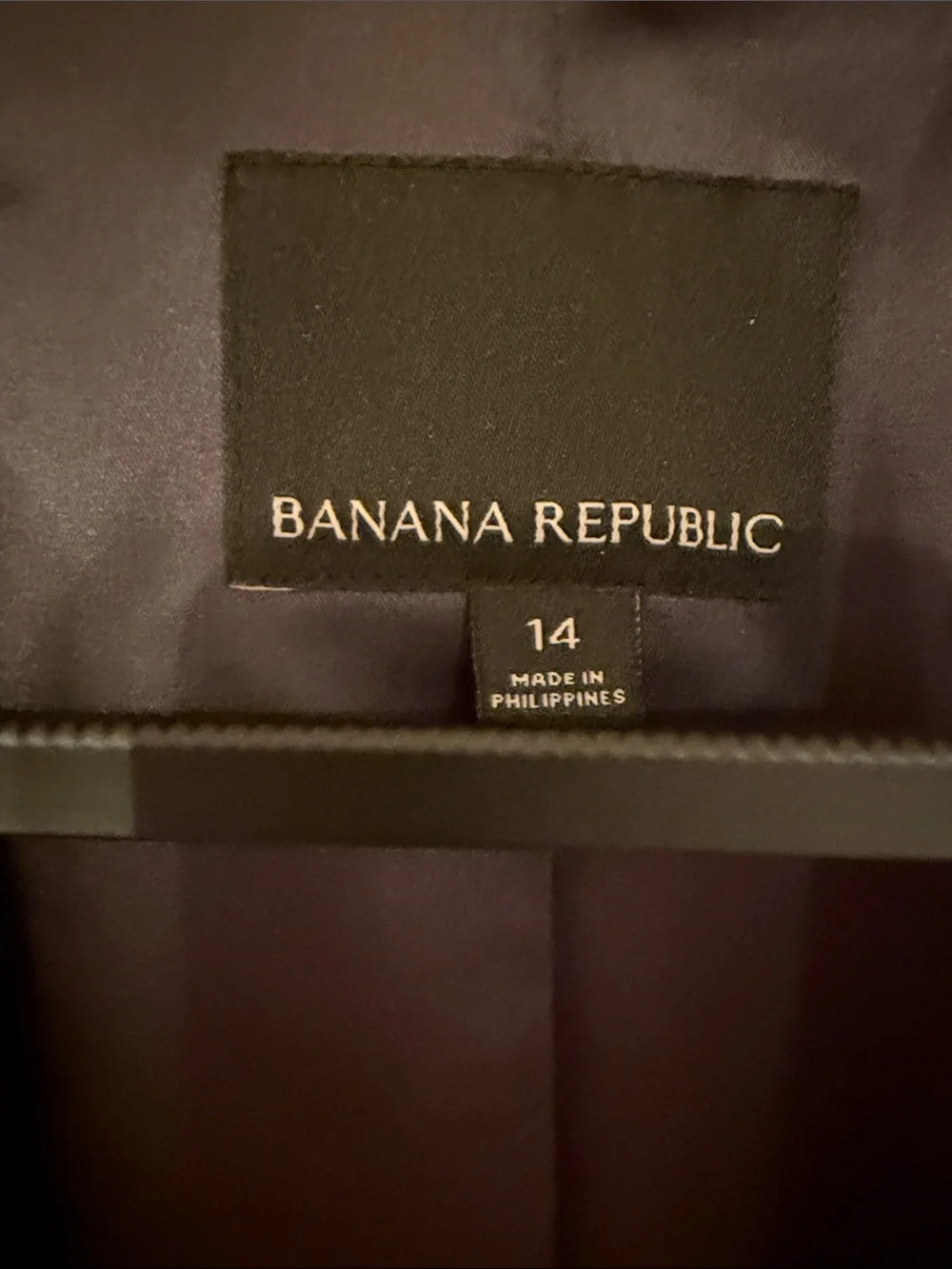 Banana Republic Women’s Gray Single-Button Tailored Blazer